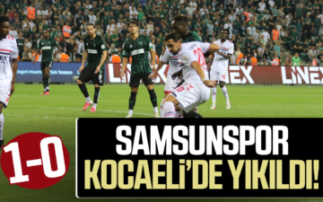 Samsunspor Kocaelispor maçı